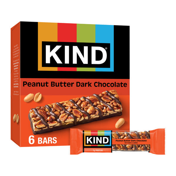 Barre de chocolat noir au beurre de cacahuète KIND