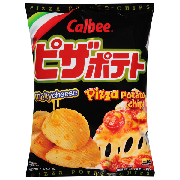 Calbee Potato Chips - Pizza & Melty Cheese Flavor