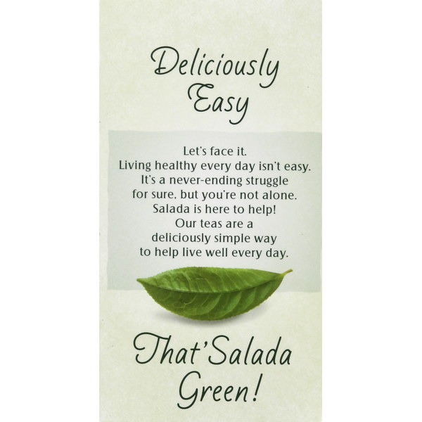 Salada Natural Green Tea Bags