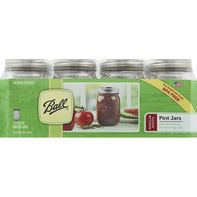 Ball Regular Mouth Pint Mason Jars
