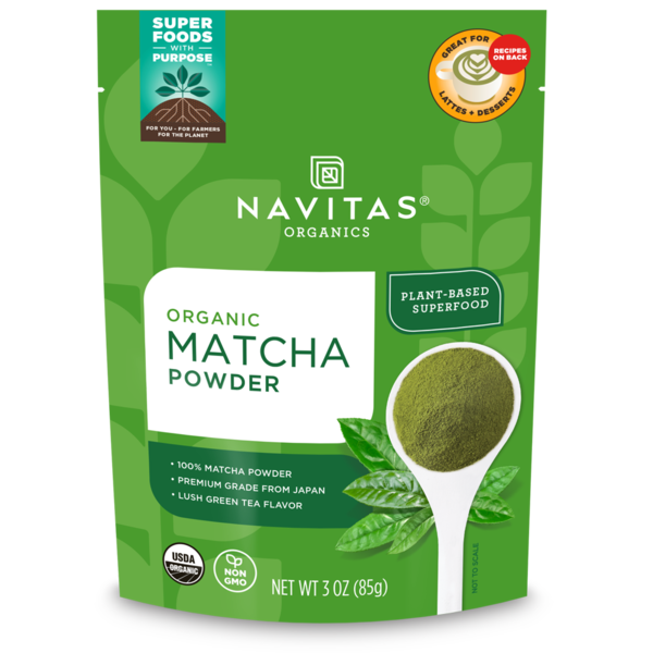 Polvo de Matcha Premium de Navitas Organics