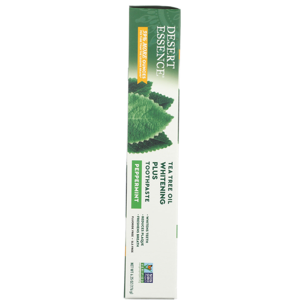Desert Essence Whitening Toothpaste with Peppermint