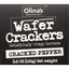 Olina's Bakehouse Wafer Cracked Pepper