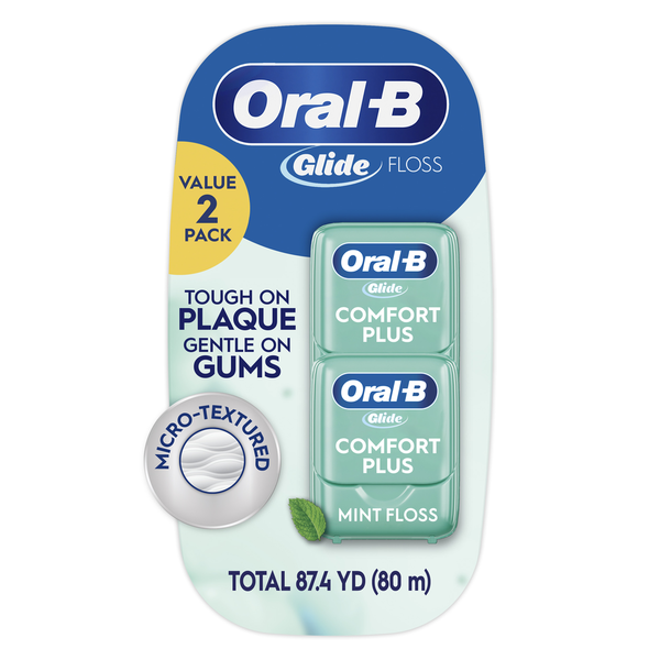 Hilo Dental Oral-B Glide Comfort Plus - Extra Suave, Paquete de Valor 2