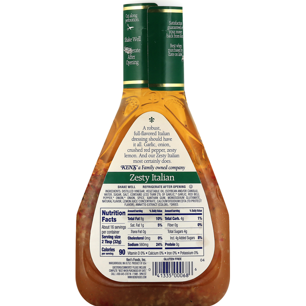 Vinaigrette et marinade italienne épicée de Ken's Steak House