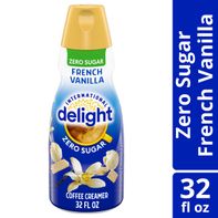 Crème à café vanille française sans sucre International Delight