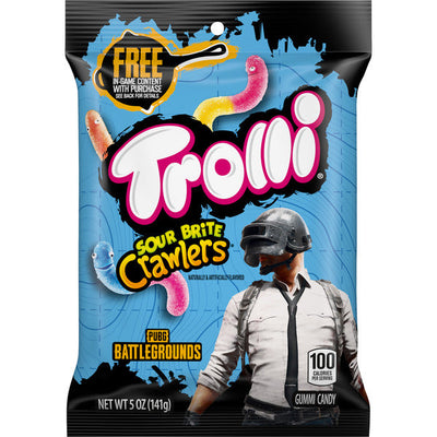 Trolli Gummi Candy Sour Brite Crawlers - Edición PUBG