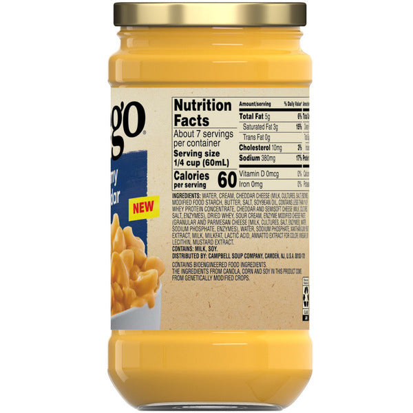 Sauce au fromage cheddar crémeux Prego