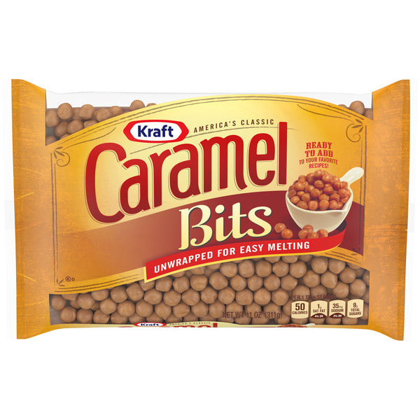 Kraft Unwrapped Candy Caramel Bits para Derretir Fácilmente