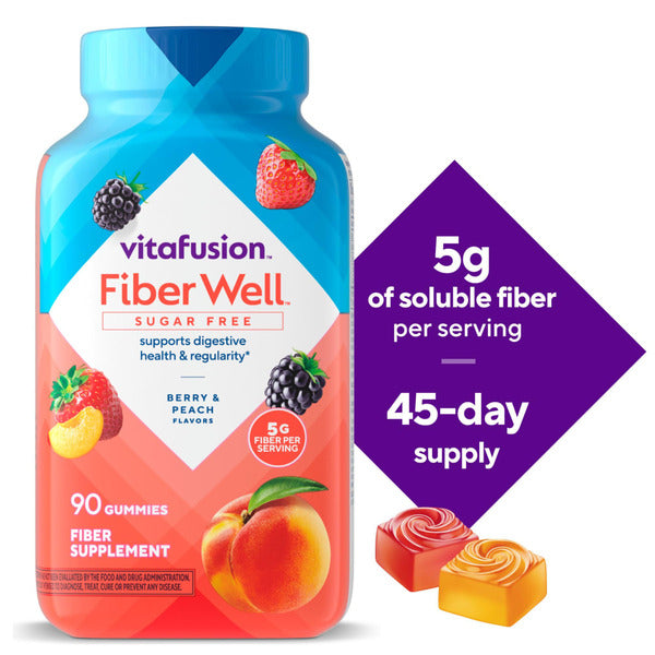 Vitafusion Fiber Well Supplément de Fibres Sans Sucre