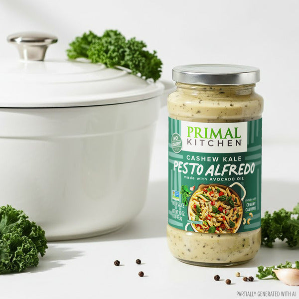 Pesto Alfredo crémeux aux noix de cajou et au chou frisé Primal Kitchen