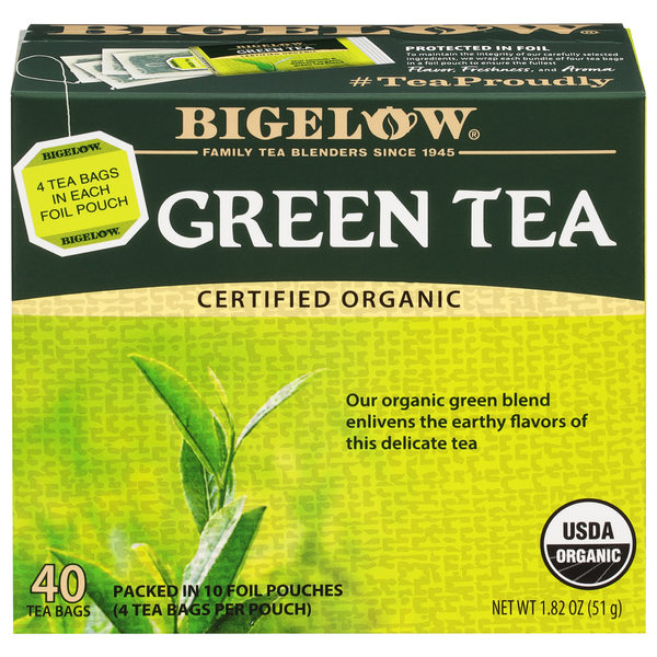 Bigelow Organic Green Tea Bags