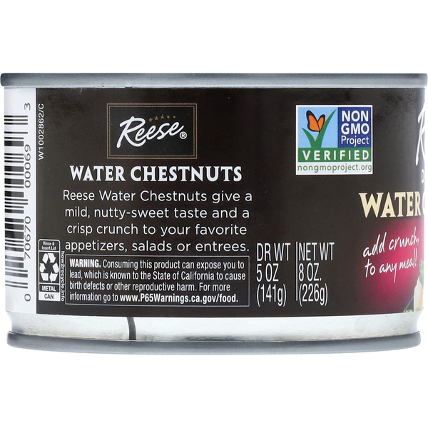 Castañas de Agua Diced de Reese