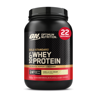 Optimum Nutrition Gold Standard Whey Protein Powder - Helado de Vainilla
