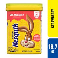 Mezcla en polvo de bebida con sabor a fresa Nestlé NESQUIK