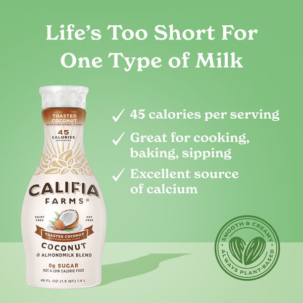Lait d'amande grillé à la noix de coco Califia Farms