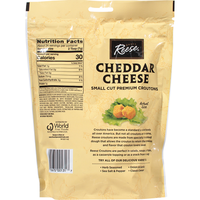Reese's Premium Cheddar Cheese Croutons