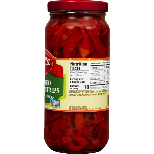 Lanières de poivrons rouges rôtis Mezzetta