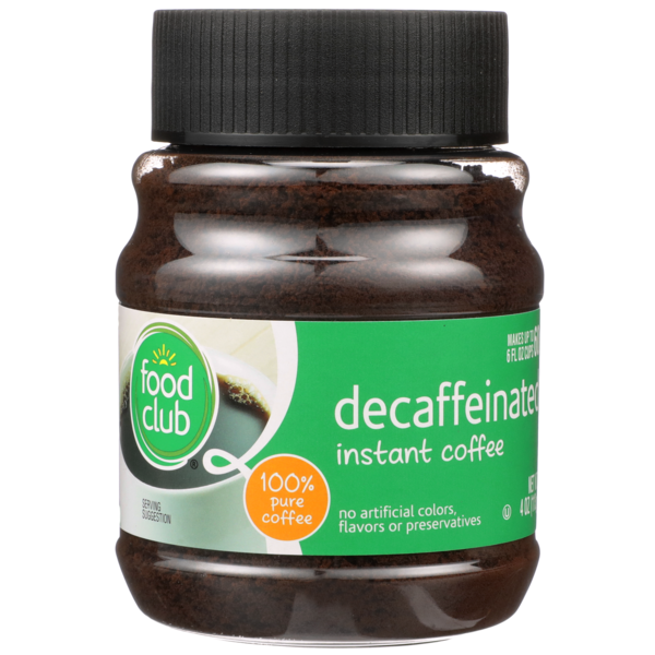 Café Instantáneo 100% Descafeinado Food Club