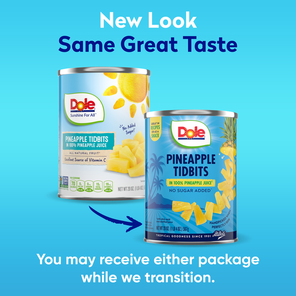 Trozos de Piña Dole en Jugo de Piña
