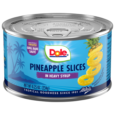 Dole Pineapple Slices in Heavy Syrup