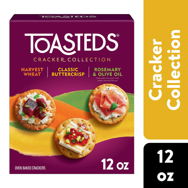 Galletas Toasteds Variedad - 12 oz Snacks para Fiestas