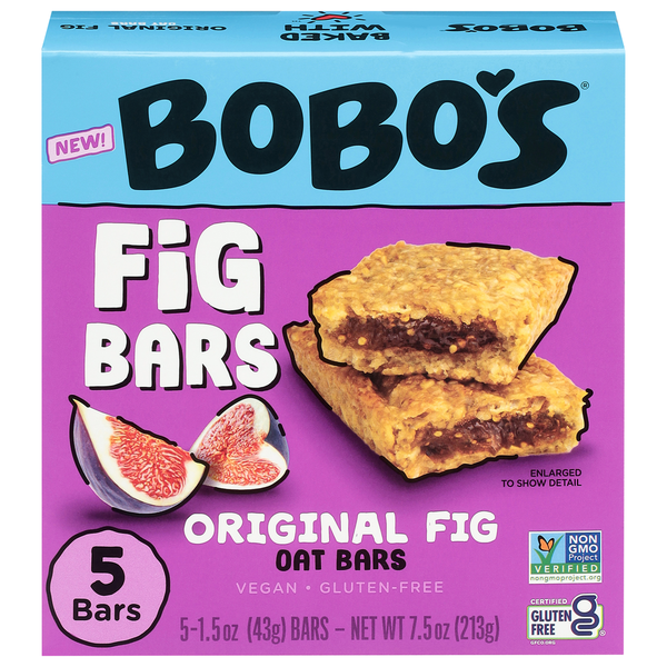 Barres d'avoine aux figues originales de Bobo