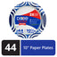DIXIE 10 Inch Paper Dinner Plates - Stylish and Convenient