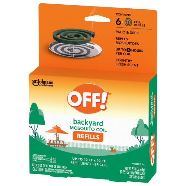 Recargas de espirales para mosquitos Off!® Backyard
