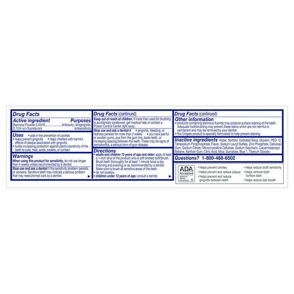 Colgate Total Whitening Toothpaste Gel with Fluoride