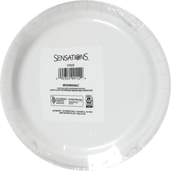 Platos de Papel Premium Sensations de 8.5 Pulgadas