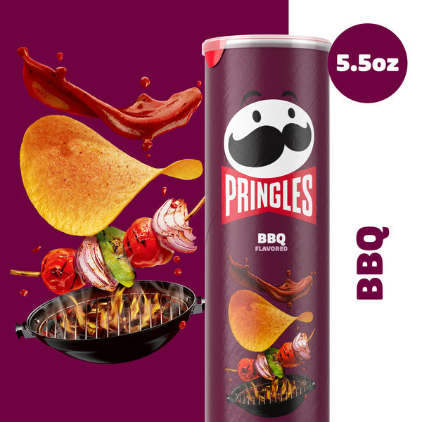 Pringles BBQ Potato Crisps - 5.5 oz Delicia de Snack