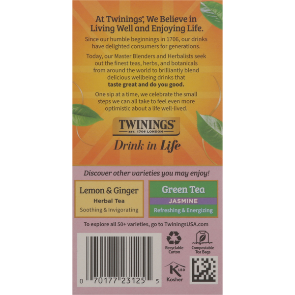 Twinings Herbal Tea, Pomegranate & Raspberry Flavor