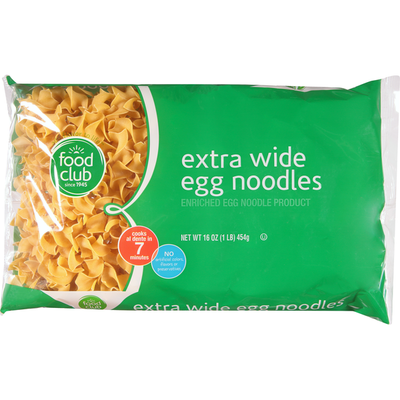 Food Club Extra Wide Egg Noodles