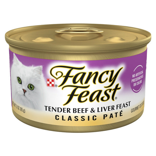 Purina Fancy Feast Tender Beef & Liver Grain Free Wet Cat Food