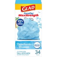 Glad ForceFlex MaxStrength Scented Kitchen Trash Bags