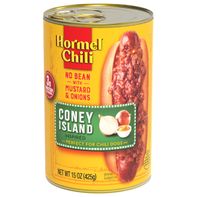 Chili de hot-dog Coney Island Hormel, 15 OZ