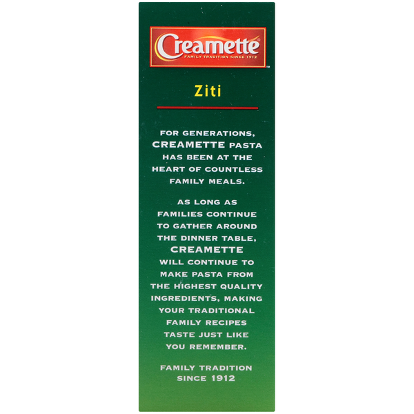 Creamette Ziti - Pasta Premium para Creaciones Culinarias