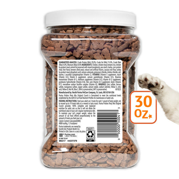 Purina Friskies Party Mix Original Crunch Cat Treats