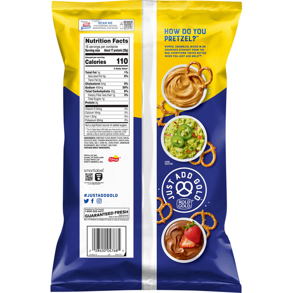 ROLD GOLD Mini Giros Pretzels - Sabor Original