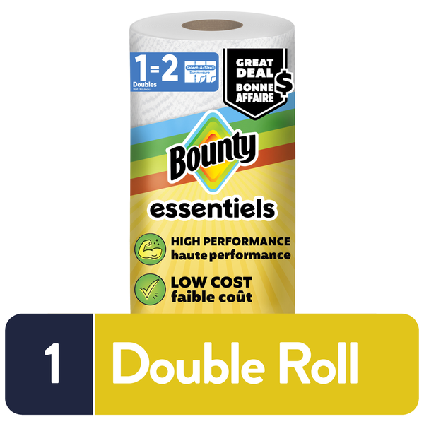 Essuie-tout Bounty Essential Select-A-Size - 1 rouleau