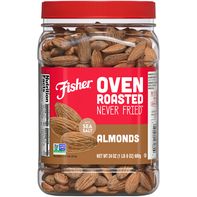 Amandes rôties au four Fisher avec sel de mer