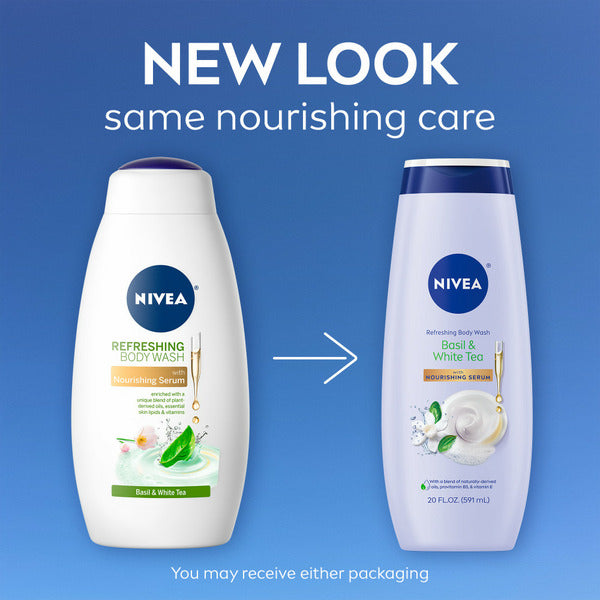 NIVEA Body Wash with Basil and White Tea
