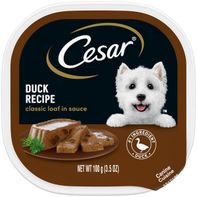 Cesar Classic Loaf in Sauce Soft Wet Dog Food - Duck