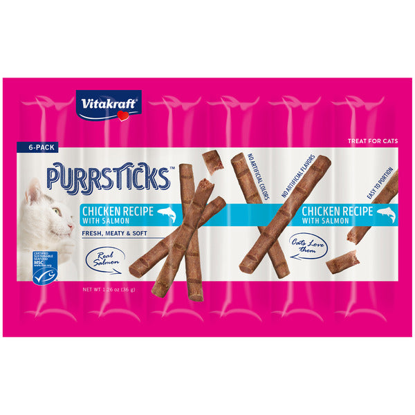 Friandises pour chats Vitakraft au poulet et au saumon