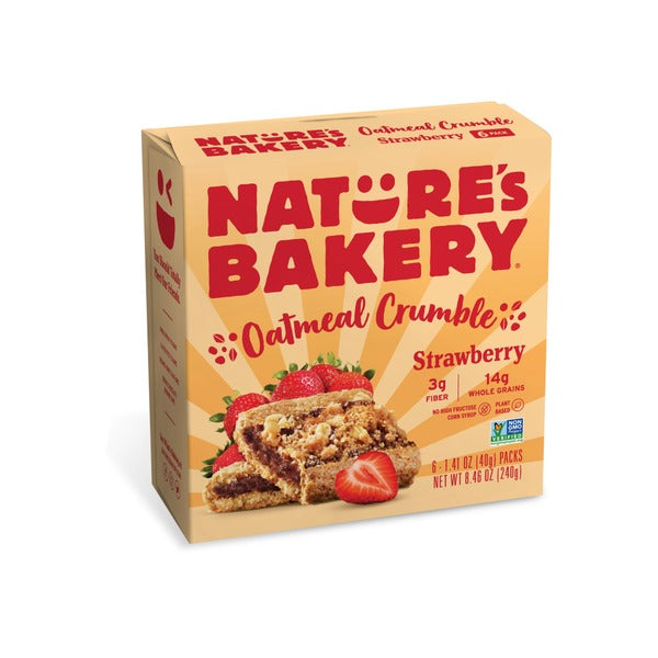 Oatmeal Crumble à la Fraise de Nature's Bakery