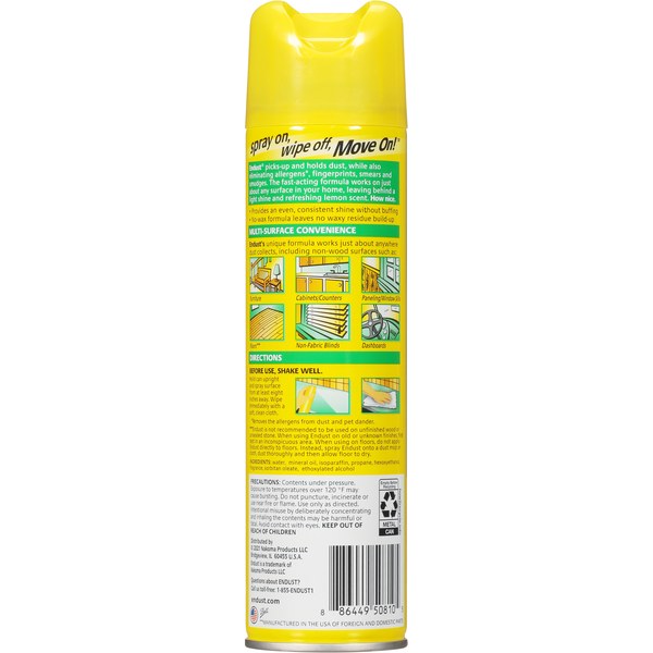 Endust Multi-Surface Dusting Spray - Lemon Zest
