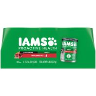 IAMS Adult Wet Dog Food Classic Ground with Lamb