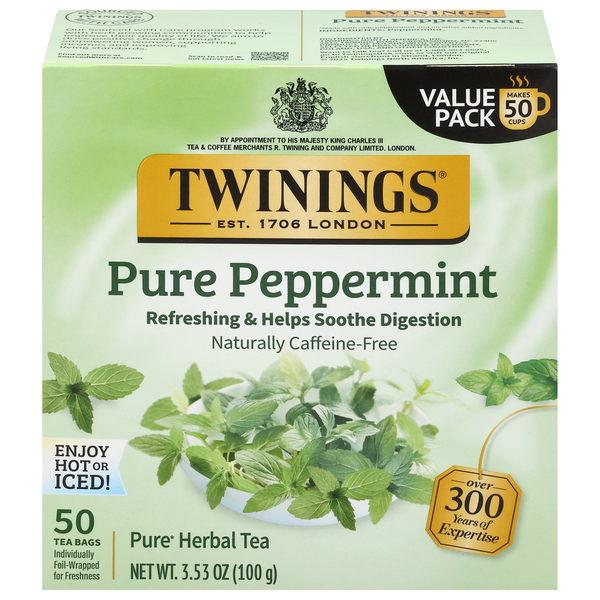 Paquete de Valor de Té de Hierbas de Menta Pura Sin Cafeína de Twinings