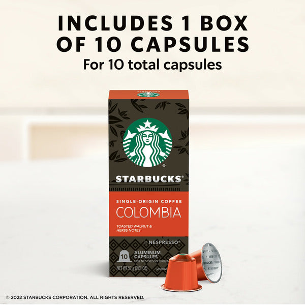 Cápsulas de café Starbucks by Nespresso Original Colombia Tostado Medio